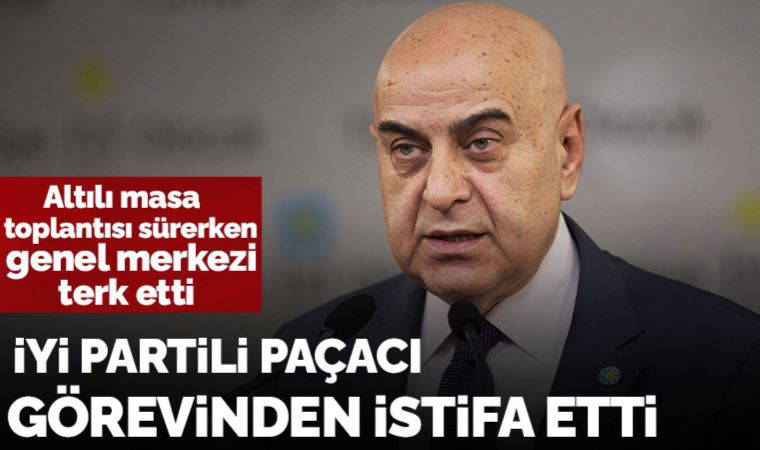 Son Dakika... Cihan Paçacı İYİ Parti'deki Kurumsal İlişkiler Başkanlığı görevinden istifa etti