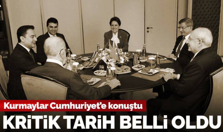 Altılı masa ortak programını tamamladı, cumhurbaşkanı adayı için tarih verildi: Gözler 13 Şubat'ta