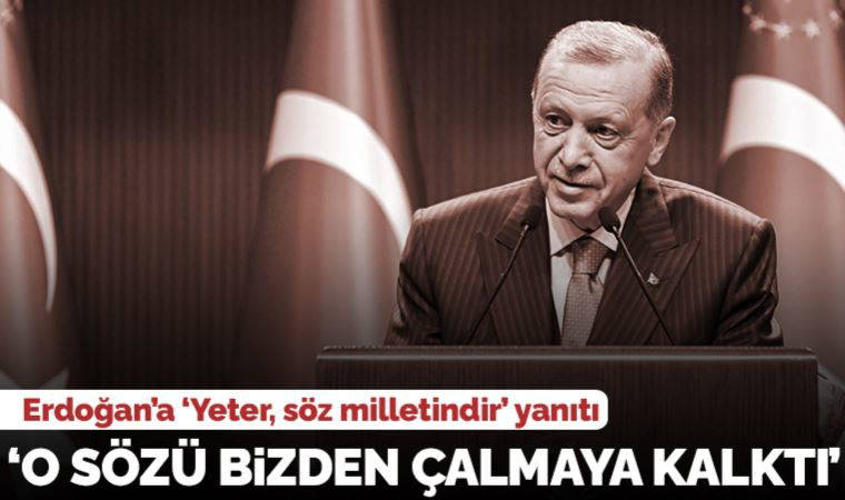 Demokrat Parti lideri Gültekin Uysal'dan, Erdoğan'a 'Yeter, söz milletindir' yanıtı: 'O sözü bizden çalmaya kalktı...'