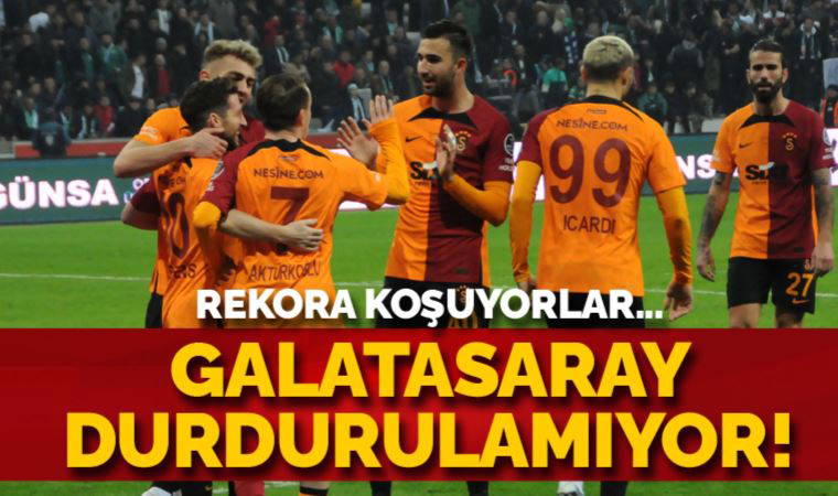 Galatasaray durdurulamıyor! Rekora koşuyorlar... Giresunspor 0-4 Galatasaray