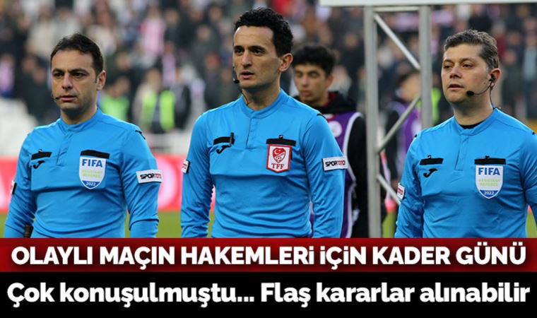 Sivasspor - Galatasaray maçının olay hakemleri için kader günü!