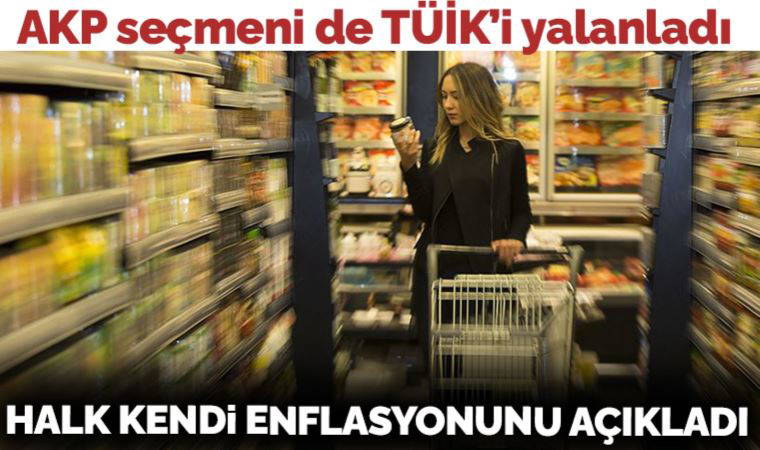 AKP seçmeni de TÜİK'i yalanladı: Halk kendi enflasyonunu açıkladı
