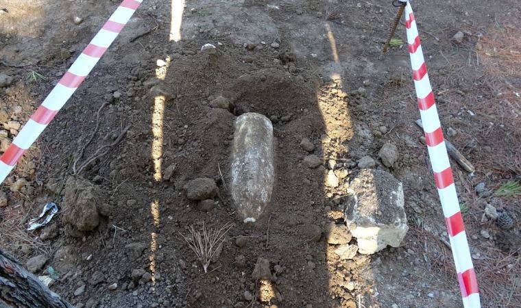Çanakkale Savaşları'ndan kalma patlamamış top mermisi imha edildi