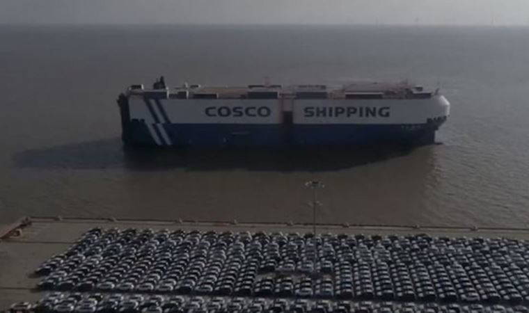 Çin'den Türkiye'ye 4 bin araç yola çıktı