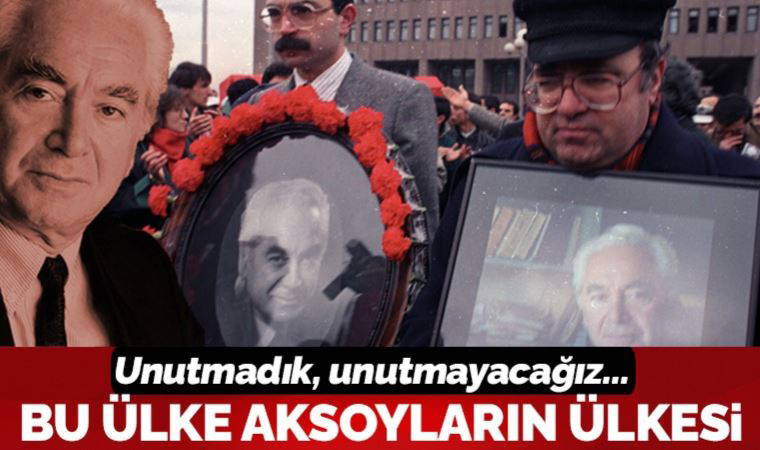 Gazetemiz yazarı Prof. Dr. Muammer Aksoy, 33 yıl önce bugün katledildi