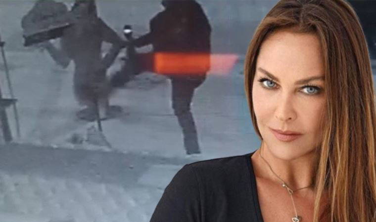 Kimse anlam veremedi: İşyerinin önündeki Hülya Avşar maketine saldırdı