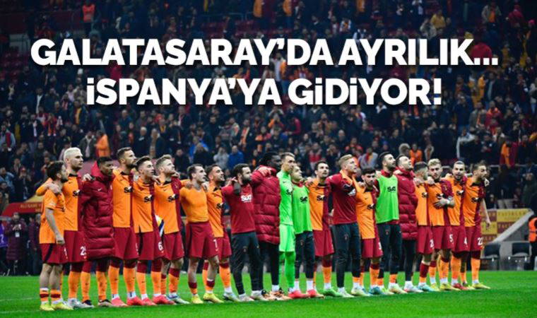 Galatasaray'da ayrılık! İspanya'ya gidiyor...
