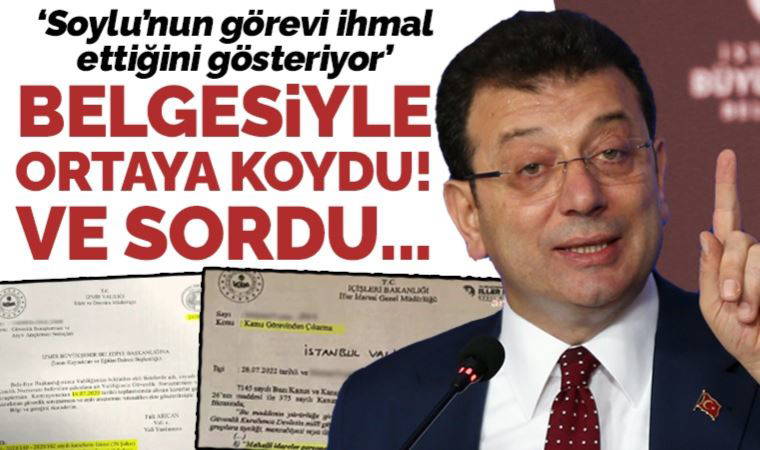 Son Dakika: İmamoğlu belgelerle yanıt verdi: 'Suç duyurusunda bulunacağız'