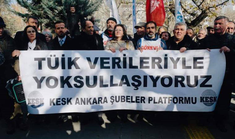 Enflasyon verilerini protesto ettiler