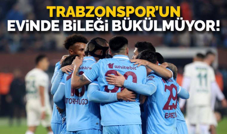 Trabzonspor'un evinde bileği bükülmüyor! Trabzonspor 3-0 Giresunspor