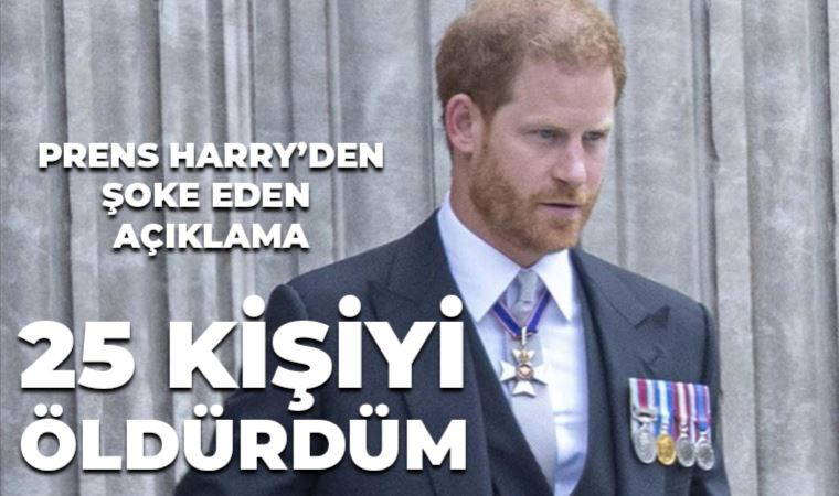 Prens Harry'den Afganistan itirafı: 25 kişiyi öldürdüm, utanç duymuyorum