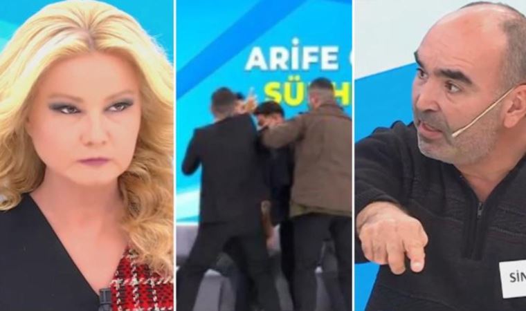 Canlı yayında ortalık karıştı... Müge Anlı'da Sinan Sardoğan'a saldırı! Apar topar yayını kesmek zorunda kaldılar