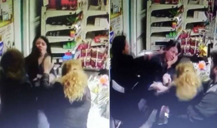 Markette feci kavga: Kasiyerin başını tezgaha vurarak darbettiler