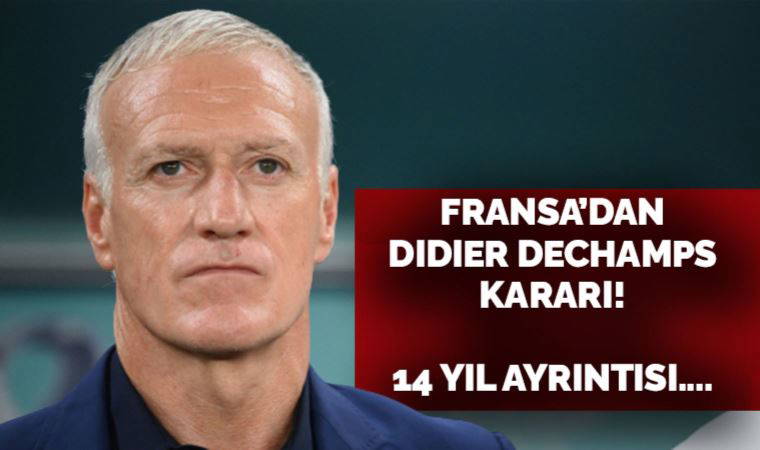 Fransa Milli Takımı'nda Didier Dechamps kararı! 14 yıl ayrıntısı...