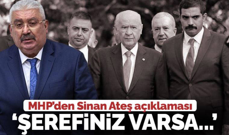 MHP'den üstü kapalı Sinan Ateş açıklaması: Mafyayla, torbacıyla işimiz olmaz