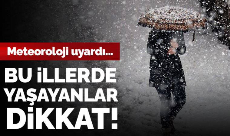 8 Ocak 2023 hava durumu raporu... Meteoroloji açıkladı: Bugün hava nasıl olacak?