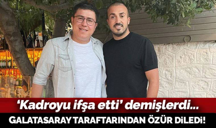 İbrahim Büyükak, Galatasaray taraftarlarından özür diledi