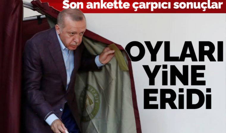 ORC son anketini yayımladı: Erdoğan'ın oyları yine eridi