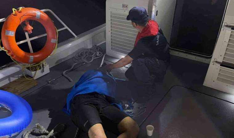 Yüzerek Yunanistan’a kaçmaya çalıştı