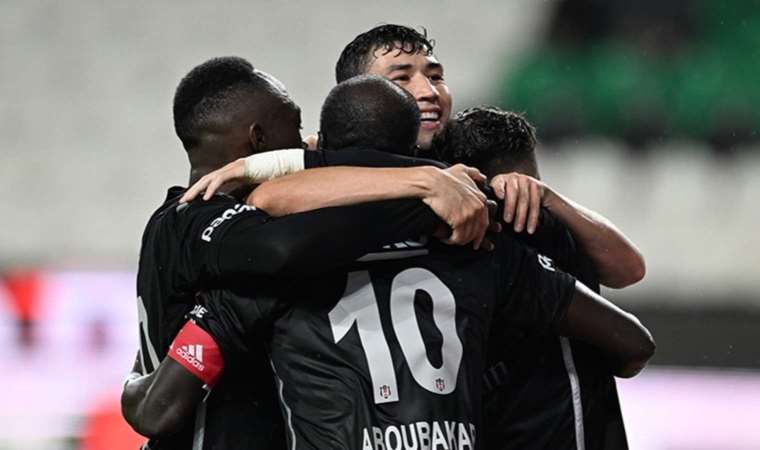 Beşiktaş'tan Konya'da kritik galibiyet: Konyaspor 0-2 Beşiktaş