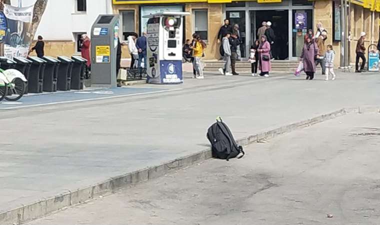 Sırt çantası paniği: Bomba imha ekibi çağrıldı!