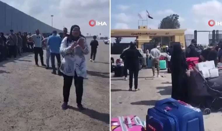 İsrail Filistinlilere 'gidin' dedi, sınır kapısını bombaladı