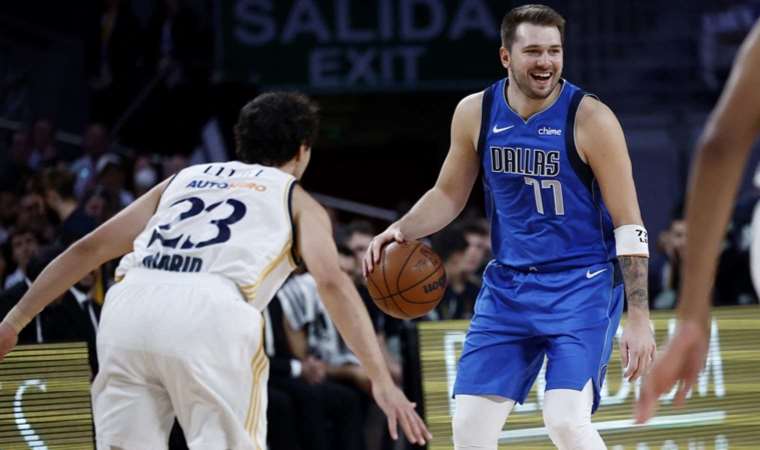 Luka Doncic Madrid'e döndü: Real Madrid, Dallas Mavericks'i mağlup etti!