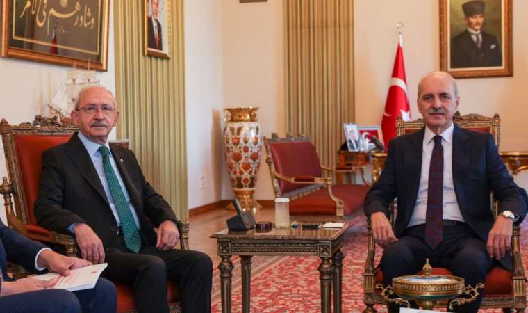 Kılıçdaroğlu'ndan TBMM Başkanı Numan Kurtulmuş’a ziyaret!