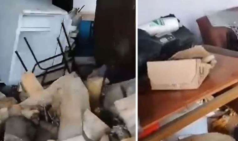 Artvin'de kayak merkezinin kapıları kırıldı: Eşyalar kullanılamaz hale geldi...