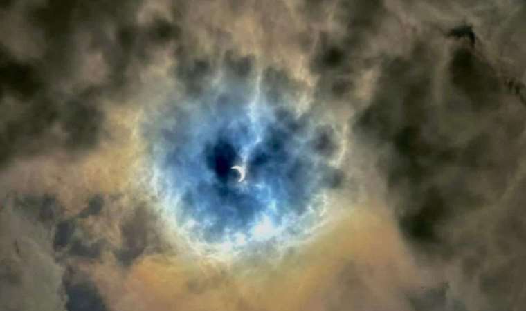 Halkalı Güneş tutulması Güney Amerika'da gözlemlendi