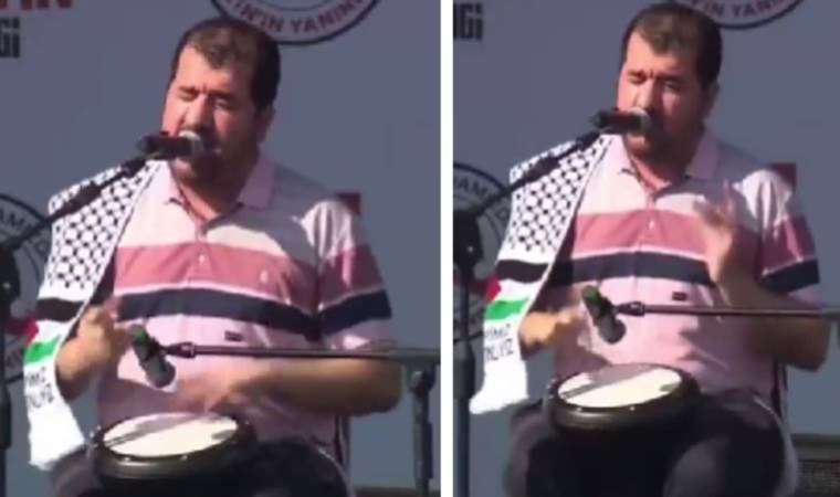 İstanbul'da düzenlenen Filistin mitinginde Hamas'a 'selam' gönderildi