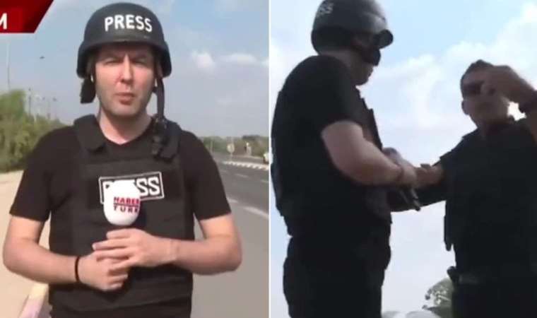 İsrail polisinden gazeteci Mehmet Akif Ersoy'a fiziki müdahale!