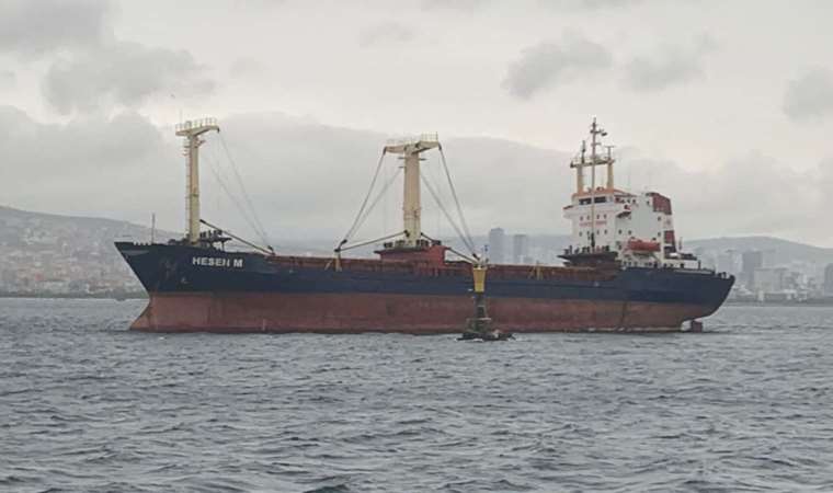 Kuru yük gemisi Maltepe açıklarında karaya oturdu