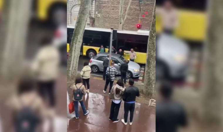 Beşiktaş'ta İETT'ye ait iki otobüs kaza yaptı