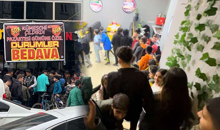 Bu da dürüm izdihamı