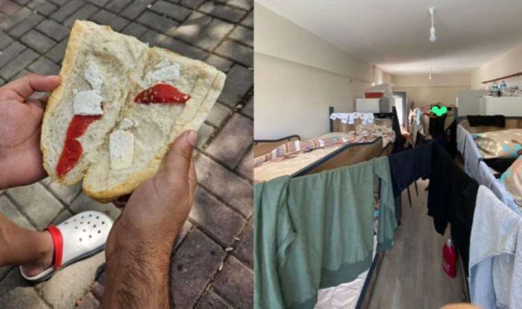 Öğrenciler AKP’nin ‘lüks’ diyerek tanıttığı oda ve yemekleri paylaştı: Korku filmi gibi KYK yurdu!