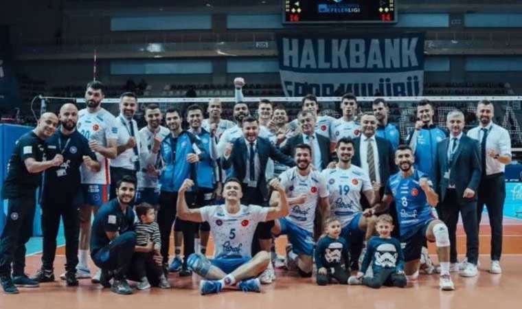 Zorlu mücadelede kazanan Halkbank