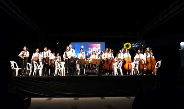 Çocuk Senfoni Orkestrası Bodrum’da seyirciyle buluştu