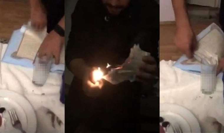 Diğer sanık hayatını kaybetti... Kuran'ın yırtılıp yakılmasında 10 ay hapis cezası