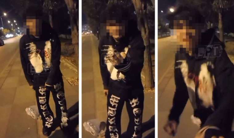 Sosyal medya ayağa kalkmıştı... Sokakta tanımadığı kadına saldırıp, Allah'a ve Atatürk'e hakaret eden şahıs yakalandı