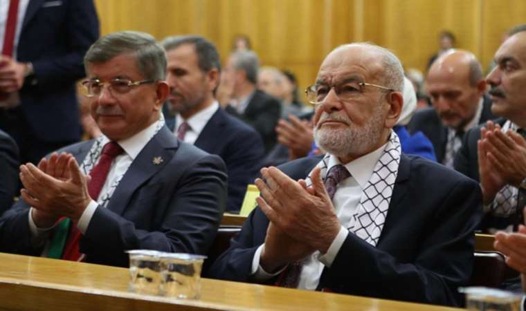 Bahçeli'nin 'Gazze' çağrısına Davutoğlu ve Karamollaoğlu'ndan destek geldi