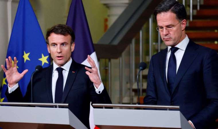 Macron ve Rutte yarın İsrail'e gidecek
