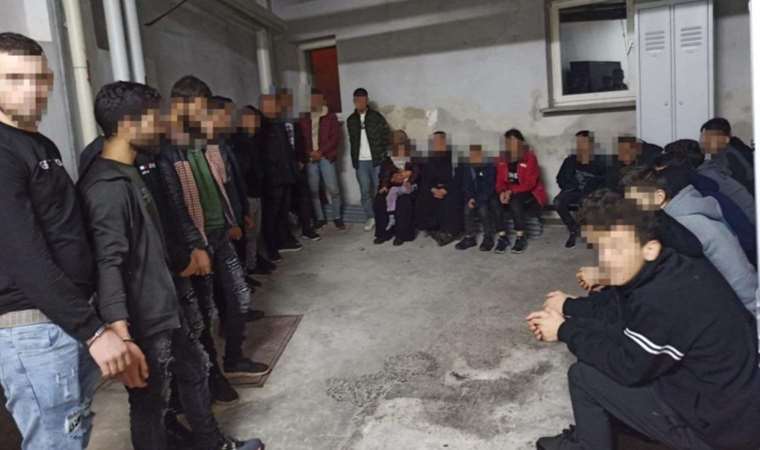 31 kaçak göçmen ile 4 organizatör yakalandı