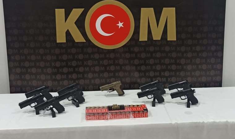 Silah tacirlerine baskın: 2 kişi gözaltına alındı