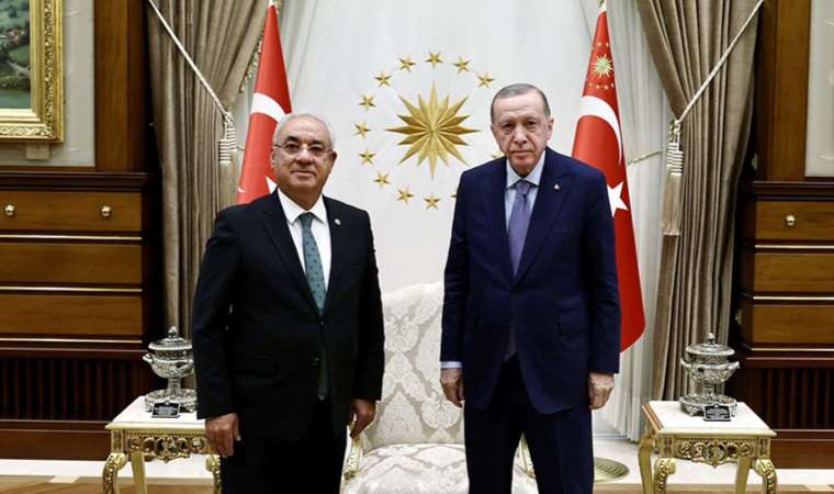 Erdoğan, DSP Genel Başkanı Aksakal ile görüştü