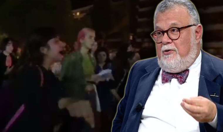 Kadınlar Prof. Dr. Celal Şengör'ü protesto etti: 'Elini kolunu sallayarak dolaşamazsın'