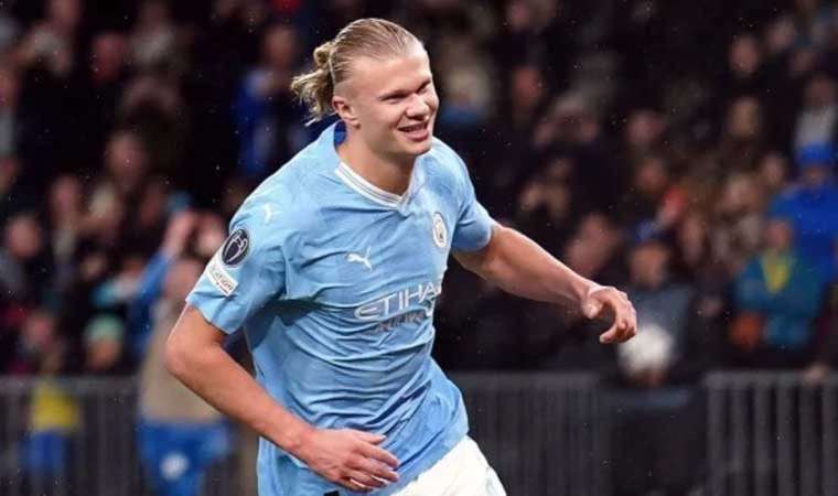 Erling Haaland bu kez İsviçre'de uçtu!