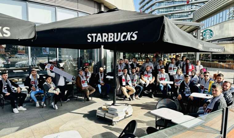 AKP Gençlik Kolları'ndan 'İsrail' protestosu: Starbucks şubelerinde 'kapatma' eylemi