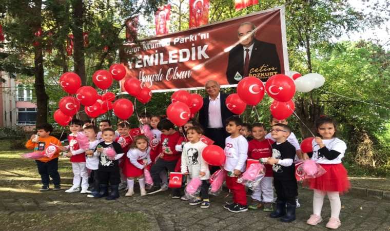 Devrek Belediyesi, Uğur Mumcu Çocuk Park'ını yeniledi