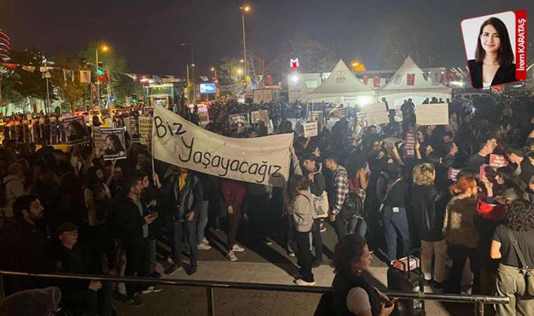 Kadıköy'de 'Zeren Ertaş' eylemi: 'Düzeniniz batsın, yaşayacağız'